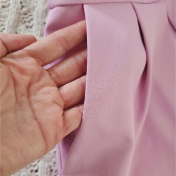 J CREW Pink Pleated High Waisted A-Line Skirt - Picture 6 of 16